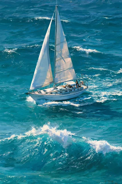 航海海景航海海洋完美的海洋日历背景图高清素材1147