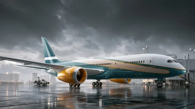 航空森林桥航空飞机电影光影日历背景图高清素材1167