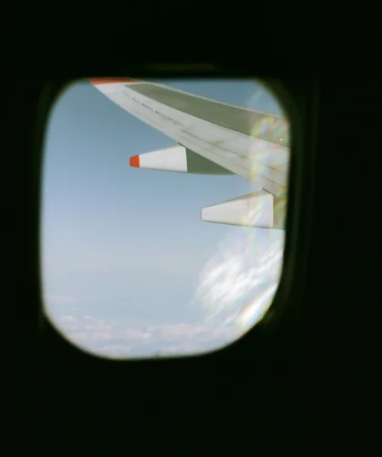 航空天空云景航空飞机日历背景图高清素材1174