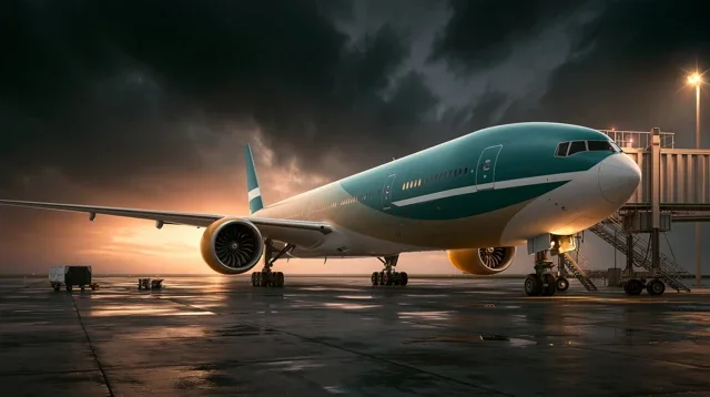 航空森林桥航空飞机电影光影日历背景图高清素材1163