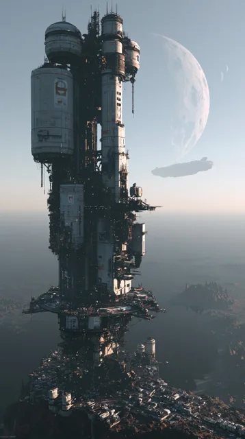 科幻自然山水海景日历背景图高清素材367