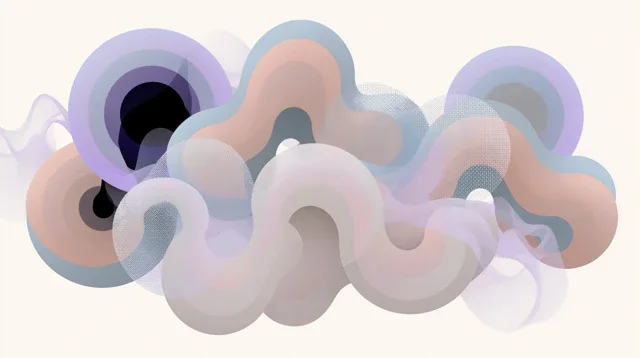 另类自然插画天空云景日历背景图高清素材301