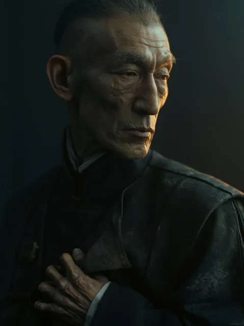 人物帅哥未来感森林桥日历背景图高清素材336
