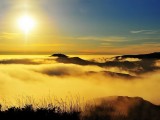 山顶夕阳