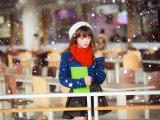 雪中美女