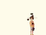 可爱卡通少女