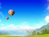 飞翔的热气球