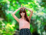 调皮小清新女孩