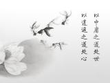 以中庸之道处世