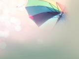 七彩雨伞