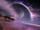 海边唯美星空