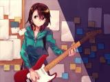 动漫吉他女孩