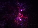 紫色星空