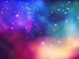 璀璨彩色星空