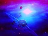 唯美蓝色星空