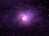 紫色漩涡星空