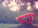 创意LOVE西瓜
