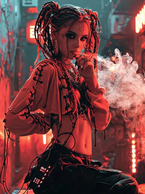 非主流城市美女日历背景图高清素材83