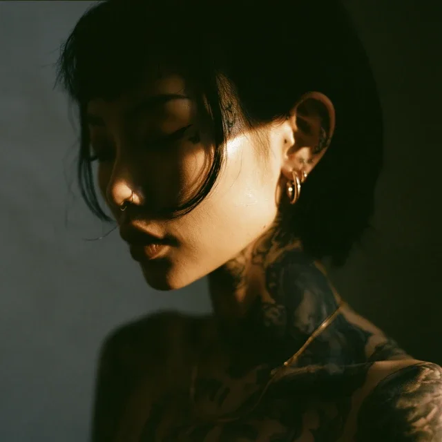 非主流美女未来感日历背景图高清素材95