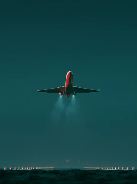 航空天空云景航空飞机电影光影日历背景图高清素材1162