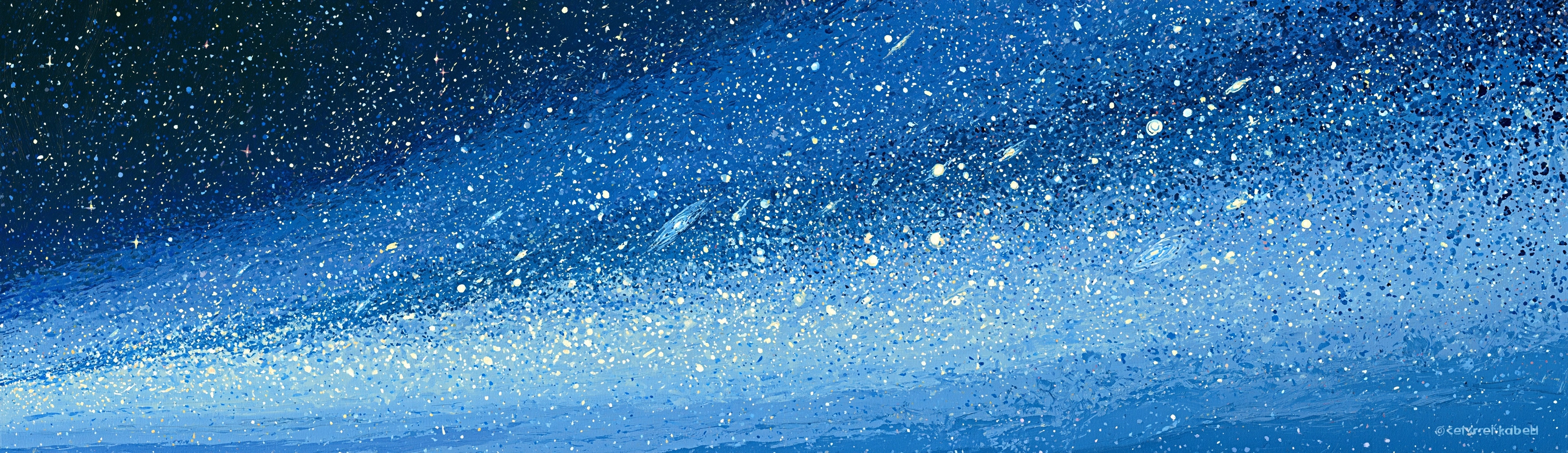 星空海景来自太空的广阔史诗星中世纪科学杂志罗伯特日历背景图高清素材146