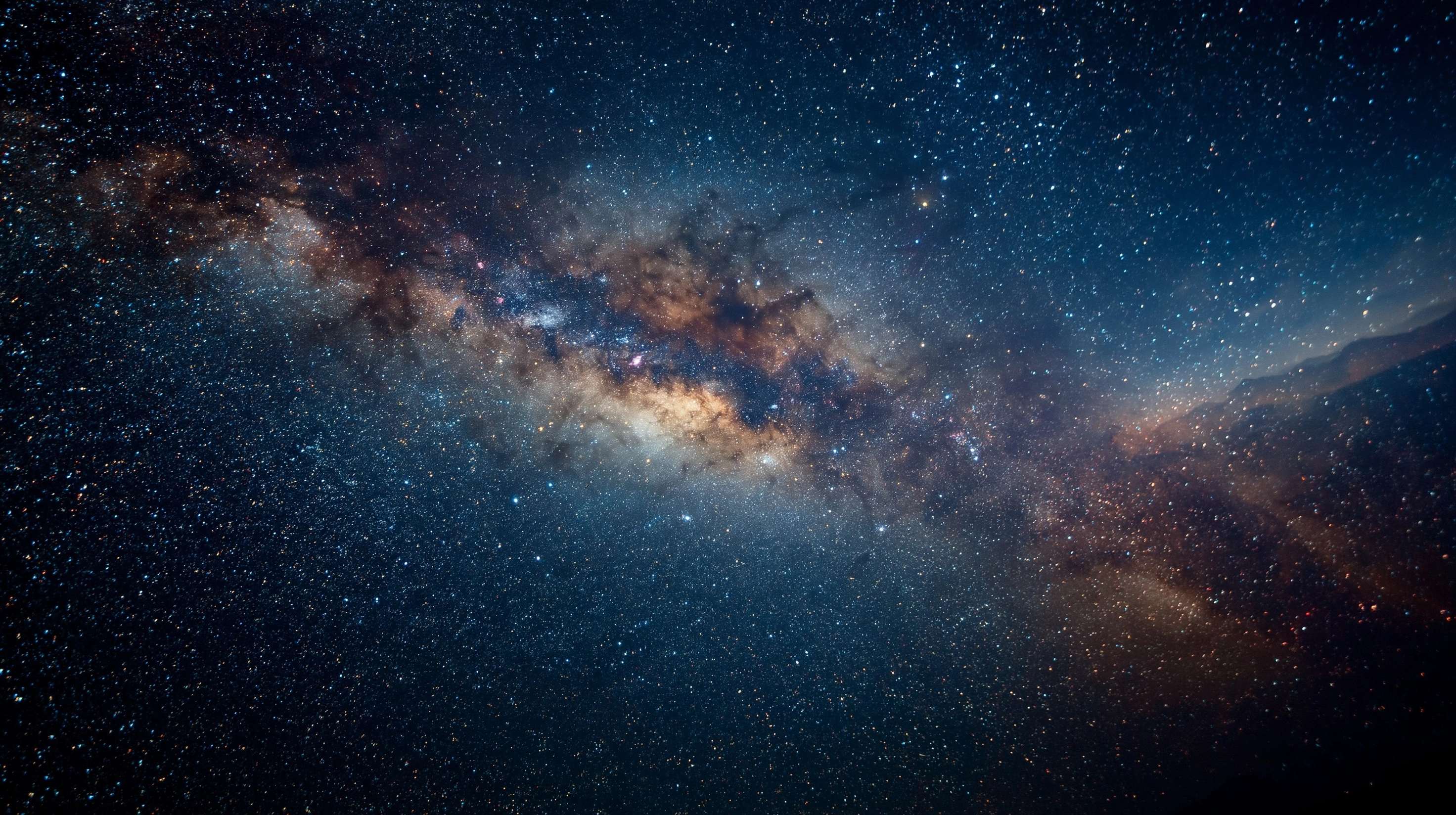 星空银河自然建筑日历背景图高清素材141