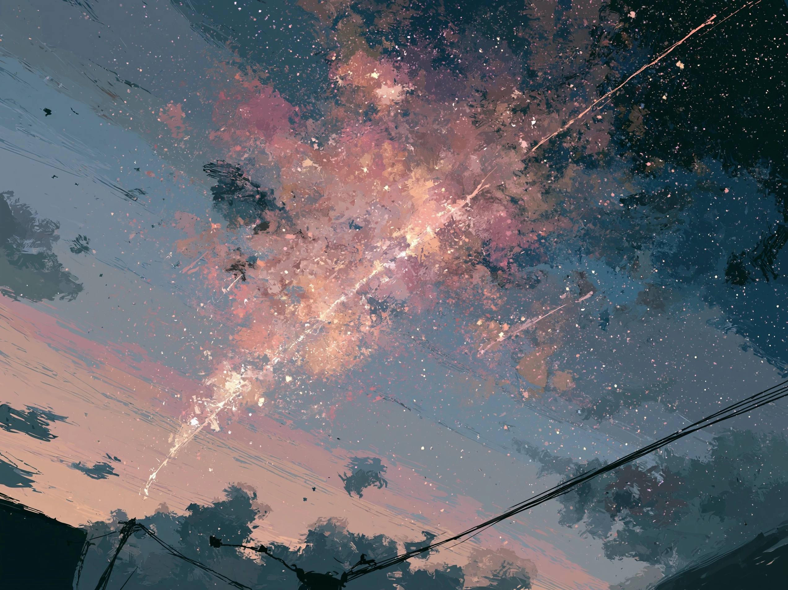 星空深空光日历背景图高清素材150