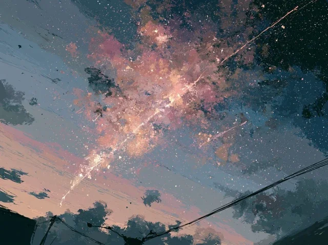 星空深空光日历背景图高清素材150