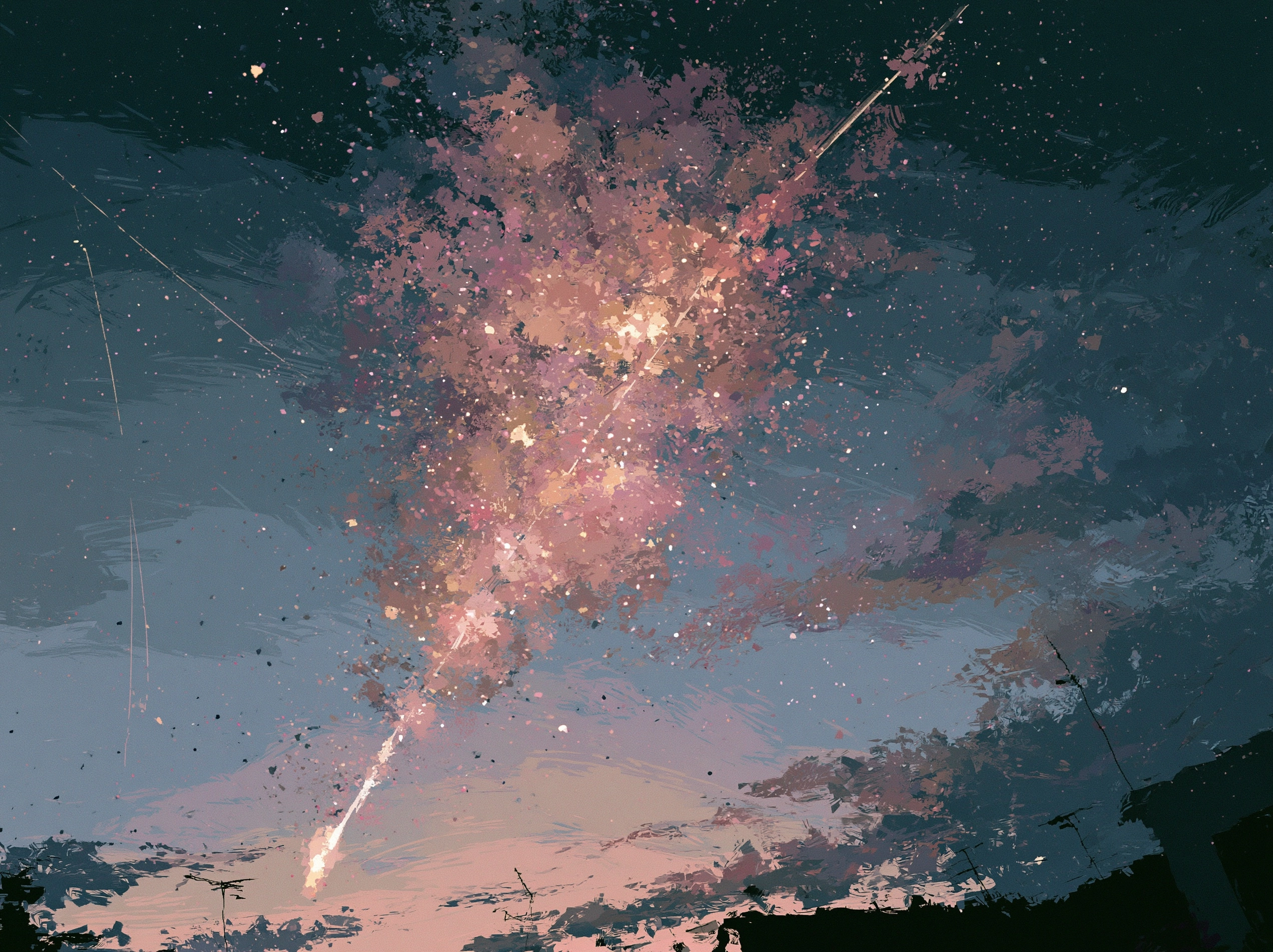 星空深空光日历背景图高清素材151